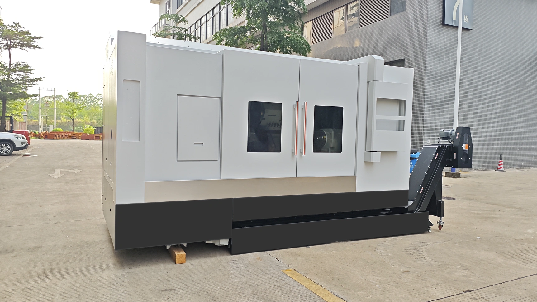 DWSCNC DT75/52-1000CY Heavy-Duty Twin-Spindle Turn-Mill Lathe